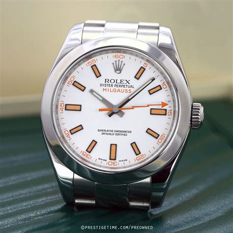 used milgauss rolex|pre owned milgauss.